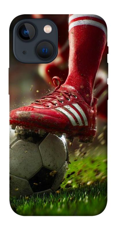 Чохол itsPrint Сlose up football для Apple iPhone 13 mini (5.4"), спорт, купити оптом з доставкою