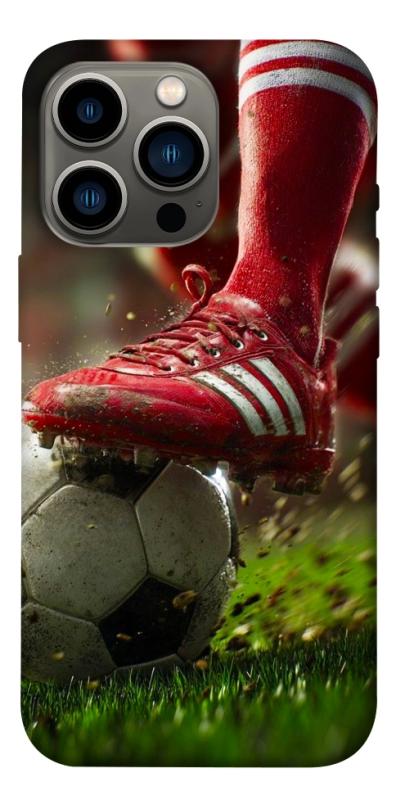 Чохол itsPrint Сlose up football для Apple iPhone 13 Pro (6.1"), спорт, купити оптом з доставкою