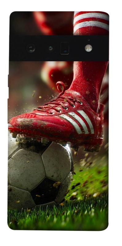Чохол itsPrint Сlose up football для Google Pixel 6 Pro, спорт, купити оптом з доставкою