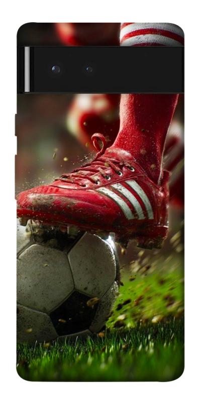 Чохол itsPrint Сlose up football для Google Pixel 6, спорт, купити оптом з доставкою