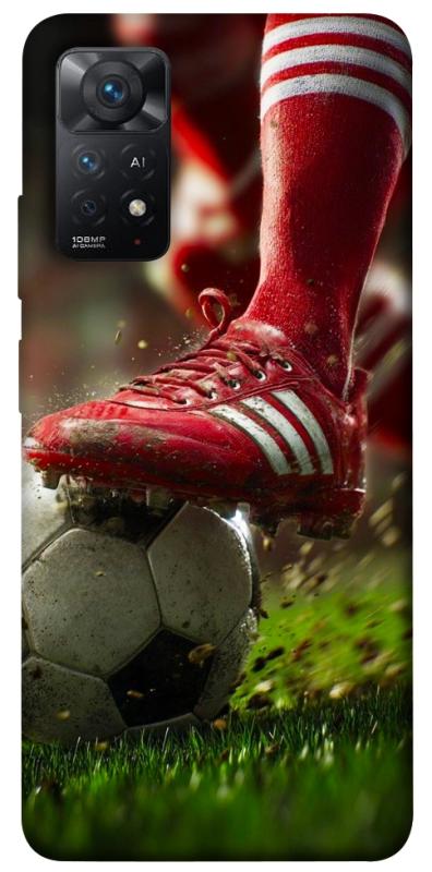 Чохол itsPrint Сlose up football для Xiaomi Redmi Note 11 Pro 4G/5G, спорт, купити оптом з доставкою