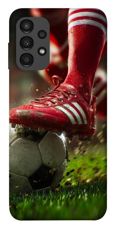 Чохол itsPrint Сlose up football для Samsung Galaxy A13 4G, спорт, купити оптом з доставкою