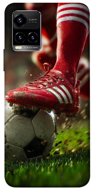Чохол itsPrint Сlose up football для Vivo Y21 / Y33s, спорт, купити оптом з доставкою