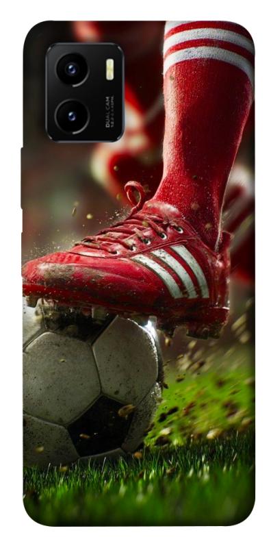 Чохол itsPrint Сlose up football для Vivo Y15s, спорт, купити оптом з доставкою