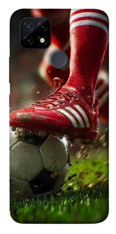 Чохол itsPrint Сlose up football для Realme C12, спорт, купити оптом з доставкою