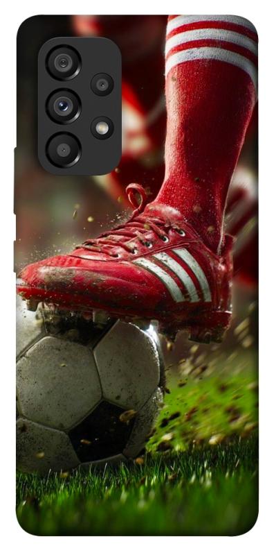 Чохол itsPrint Сlose up football для Samsung Galaxy A53 5G, спорт, купити оптом з доставкою