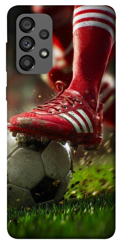 Чохол itsPrint Сlose up football для Samsung Galaxy A73 5G, спорт, купити оптом з доставкою