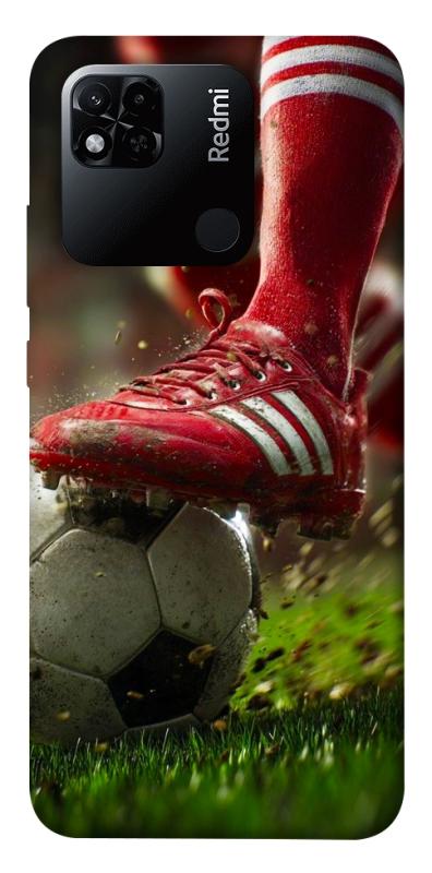 Чохол itsPrint Сlose up football для Xiaomi Redmi 10A, спорт, купити оптом з доставкою
