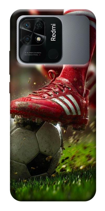 Чохол itsPrint Сlose up football для Xiaomi Redmi 10C, спорт, купити оптом з доставкою