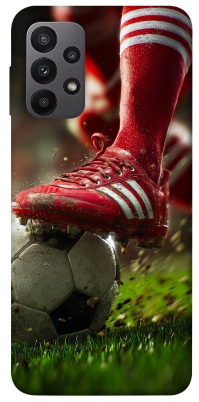 Чохол itsPrint Сlose up football для Samsung Galaxy A23 4G, спорт, купити оптом з доставкою