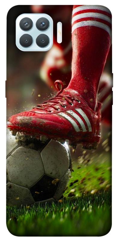 Чохол itsPrint Сlose up football для Oppo F17 Pro, спорт, купити оптом з доставкою