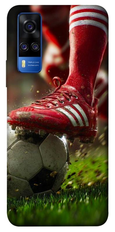 Чохол itsPrint Сlose up football для Vivo Y51a, спорт, купити оптом з доставкою