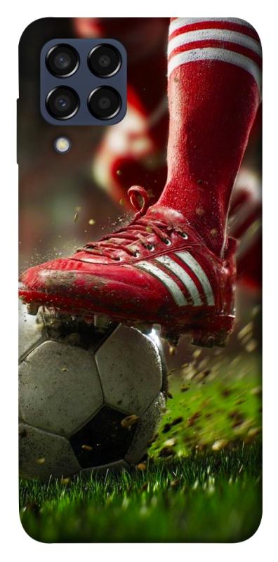 Чохол itsPrint Сlose up football для Samsung Galaxy M33 5G, спорт, купити оптом з доставкою