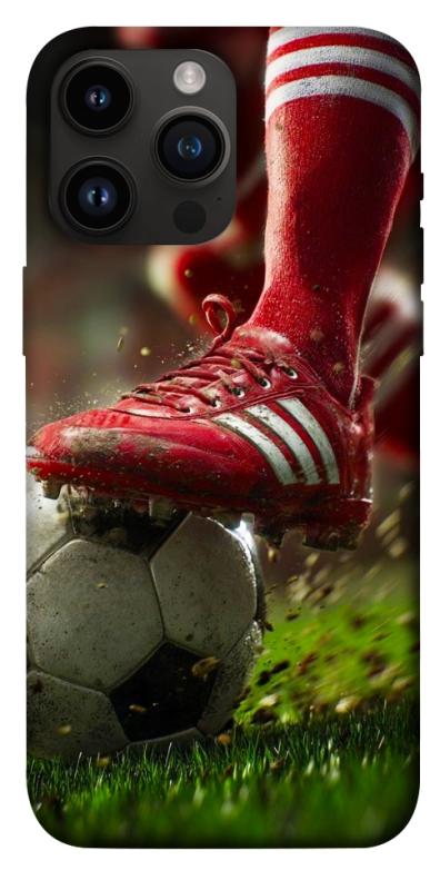Чохол itsPrint Сlose up football для Apple iPhone 14 Pro Max (6.7"), спорт, купити оптом з доставкою