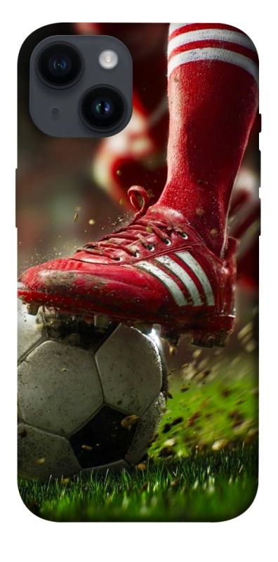 Чохол itsPrint Сlose up football для Apple iPhone 14 (6.1"), спорт, купити оптом з доставкою