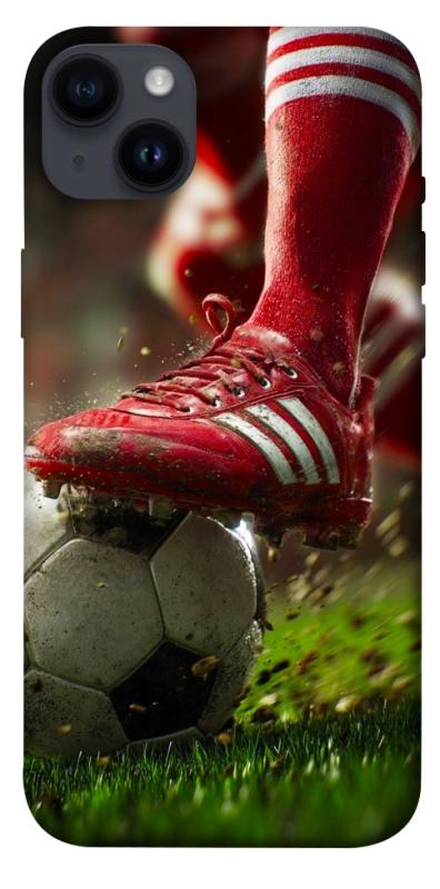 Чохол itsPrint Сlose up football для Apple iPhone 14 Plus (6.7"), спорт, купити оптом з доставкою