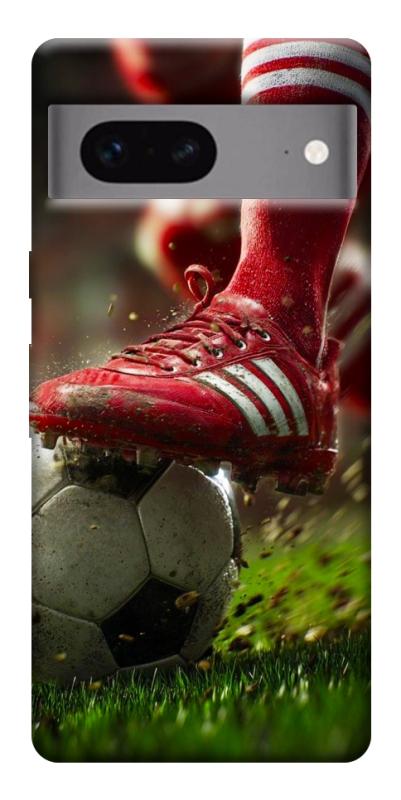 Чохол itsPrint Сlose up football для Google Pixel 7, спорт, купити оптом з доставкою