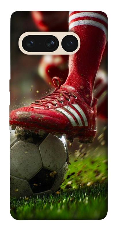Чохол itsPrint Сlose up football для Google Pixel 7 Pro, спорт, купити оптом з доставкою