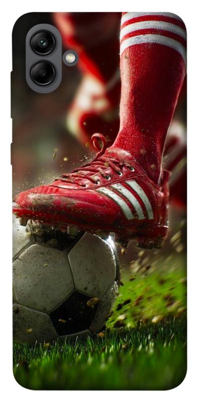 Чохол itsPrint Сlose up football для Samsung Galaxy A04, спорт, купити оптом з доставкою