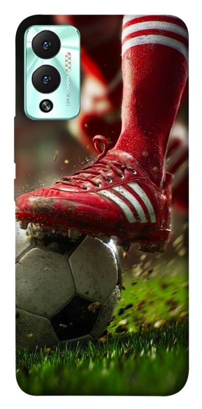 Чохол itsPrint Сlose up football для Infinix Hot 12 Play, спорт, купити оптом з доставкою