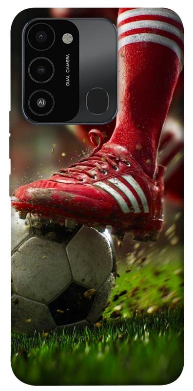 Чохол itsPrint Сlose up football для Tecno Spark Go 2022 (KG5m), спорт, купити оптом з доставкою