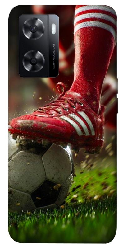 Чохол itsPrint Сlose up football для Oppo A57s, спорт, купити оптом з доставкою