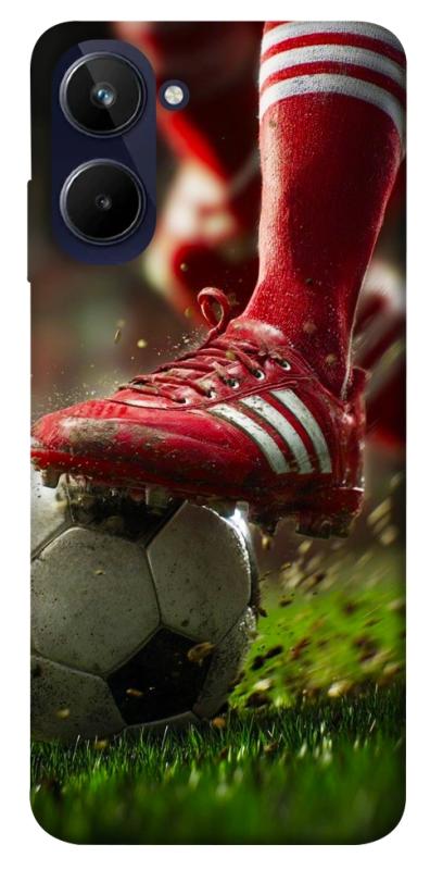 Чохол itsPrint Сlose up football для Realme 10 4G, спорт, купити оптом з доставкою