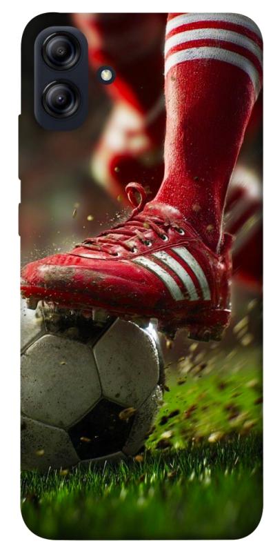 Чохол itsPrint Сlose up football для Samsung Galaxy A04e, спорт, купити оптом з доставкою