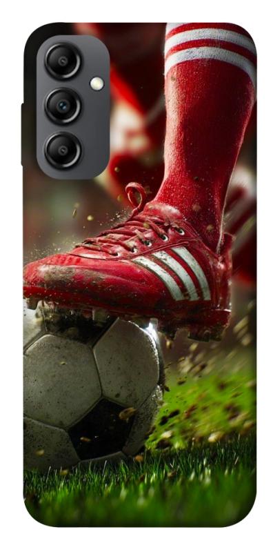 Чохол itsPrint Сlose up football для Samsung Galaxy A14 4G/5G, спорт, купити оптом з доставкою