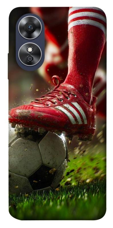 Чохол itsPrint Сlose up football для Oppo A17, спорт, купити оптом з доставкою