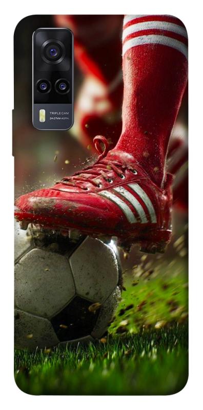 Чохол itsPrint Сlose up football для Vivo Y31, спорт, купити оптом з доставкою