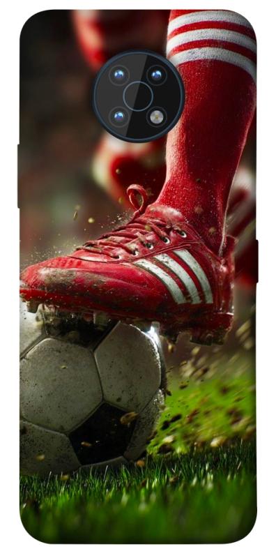 Чохол itsPrint Сlose up football для Nokia G50, спорт, купити оптом з доставкою