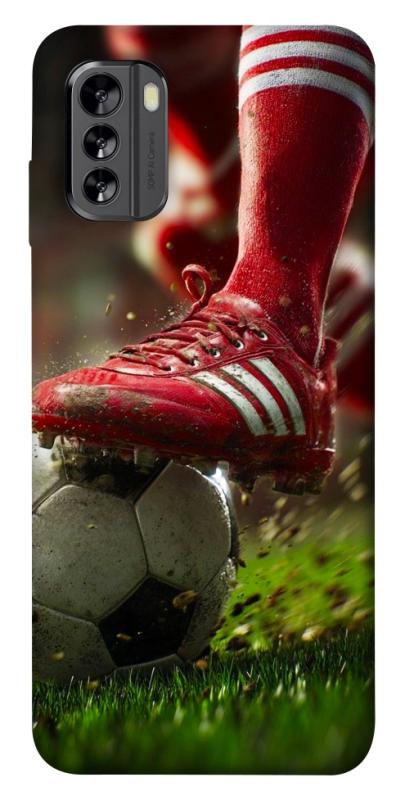 Чохол itsPrint Сlose up football для Nokia G60, спорт, купити оптом з доставкою