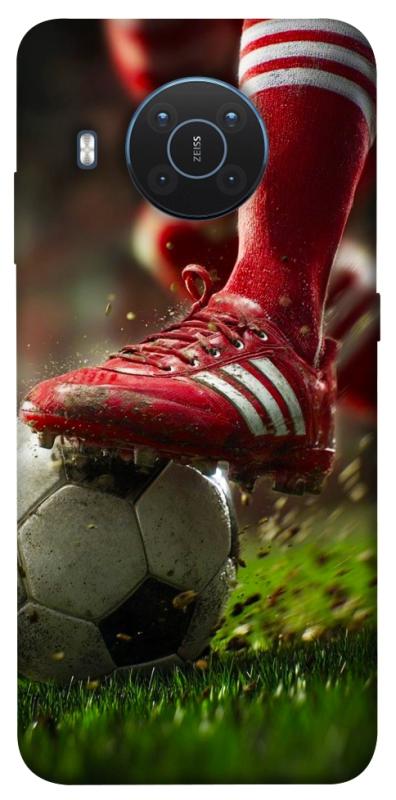 Чохол itsPrint Сlose up football для Nokia X10 / X20, спорт, купити оптом з доставкою