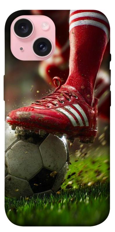 Чохол itsPrint Сlose up football для Apple iPhone 15 (6.1"), спорт, купити оптом з доставкою