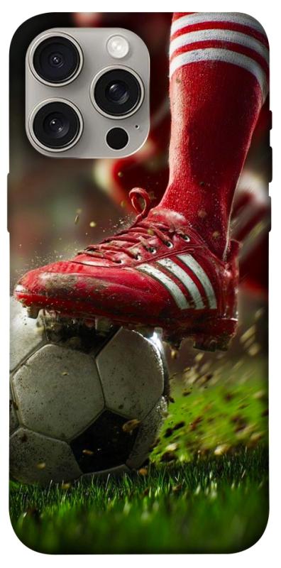 Чохол itsPrint Сlose up football для Apple iPhone 15 Pro Max (6.7"), спорт, купити оптом з доставкою