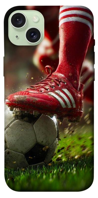 Чохол itsPrint Сlose up football для Apple iPhone 15 Plus (6.7"), спорт, купити оптом з доставкою