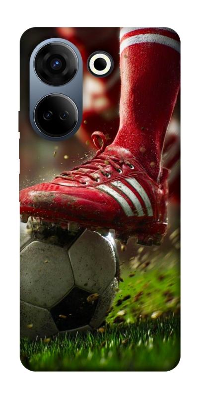 Чохол itsPrint Сlose up football для TECNO Camon 20 Pro (CK7n), спорт, купити оптом з доставкою