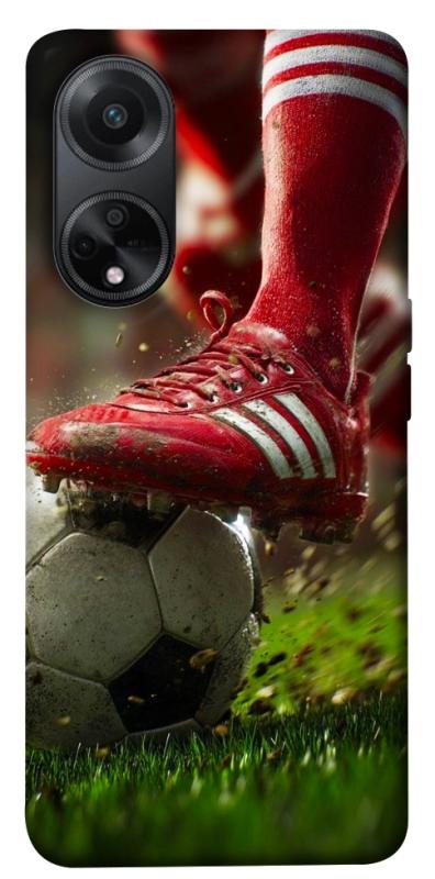 Чохол itsPrint Сlose up football для Oppo A98, спорт, купити оптом з доставкою
