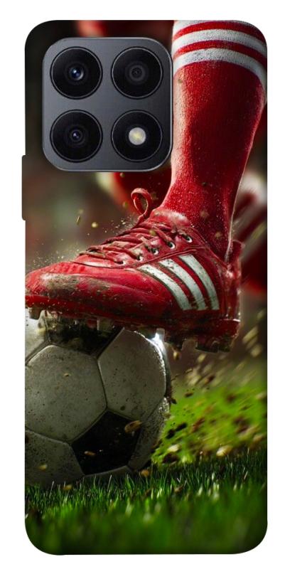 Чохол itsPrint Сlose up football для Huawei Honor X8a, спорт, купити оптом з доставкою
