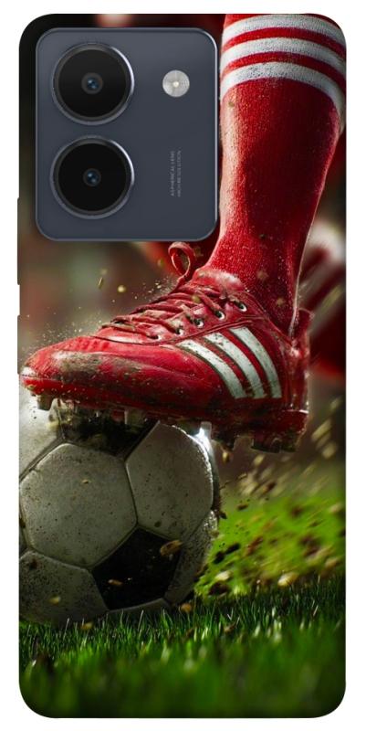 Чохол itsPrint Сlose up football для Vivo Y36, спорт, купити оптом з доставкою