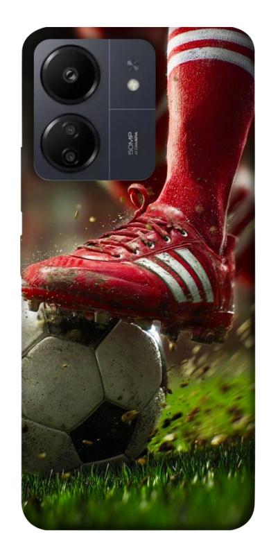 Чохол itsPrint Сlose up football для Xiaomi Redmi 13C, спорт, купити оптом з доставкою