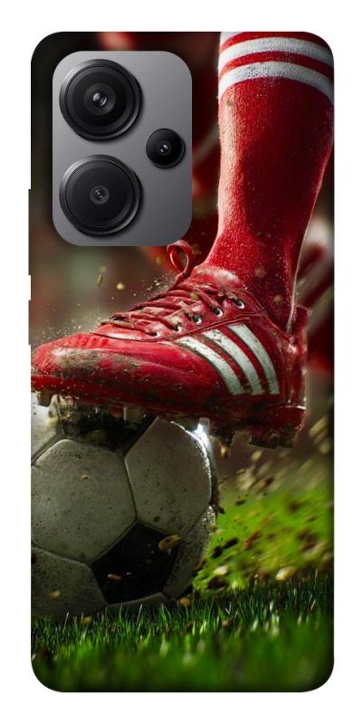 Чохол itsPrint Сlose up football для Xiaomi Redmi Note 13 Pro+, спорт, купити оптом з доставкою