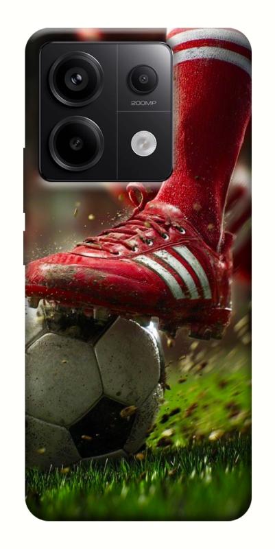 Чохол itsPrint Сlose up football для Xiaomi Redmi Note 13 Pro 4G, спорт, купити оптом з доставкою