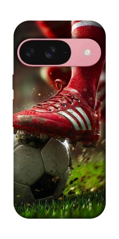 Чохол itsPrint Сlose up football для Google Pixel 9, спорт, купити оптом з доставкою