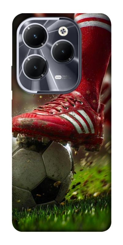Чохол itsPrint Сlose up football для Infinix Hot 40, спорт, купити оптом з доставкою