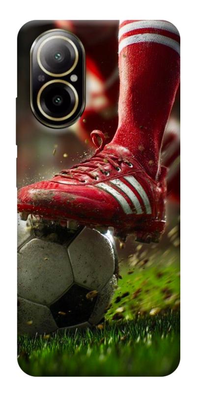 Чохол itsPrint Сlose up football для Realme C67 4G, спорт, купити оптом з доставкою