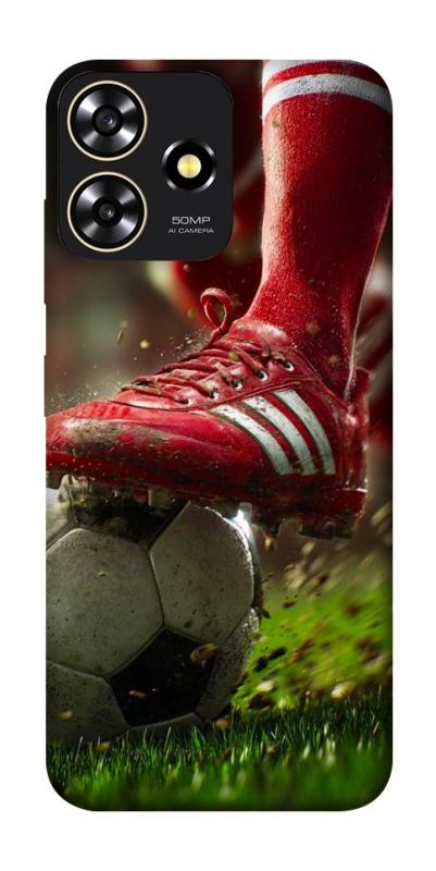 Чохол itsPrint Сlose up football для ZTE Blade A73 4G, спорт, купити оптом з доставкою