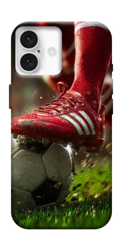 Чохол itsPrint Сlose up football для Apple iPhone 16 (6.1"), спорт, купити оптом з доставкою