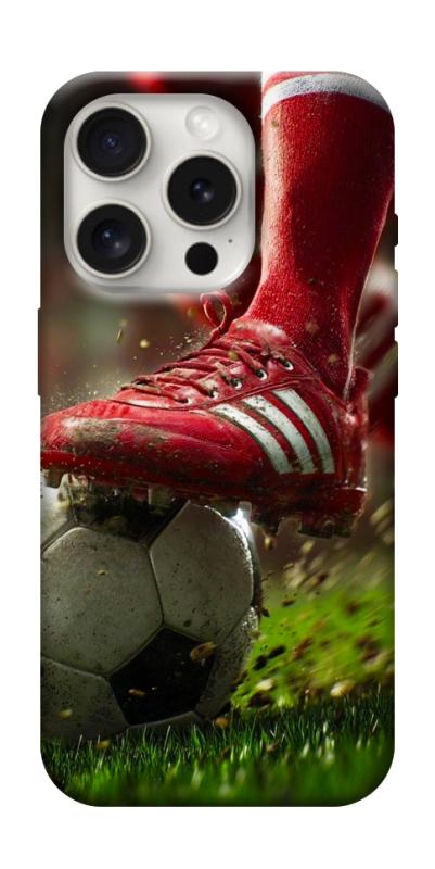 Чохол itsPrint Сlose up football для Apple iPhone 16 Pro Max (6.9"), спорт, купити оптом з доставкою
